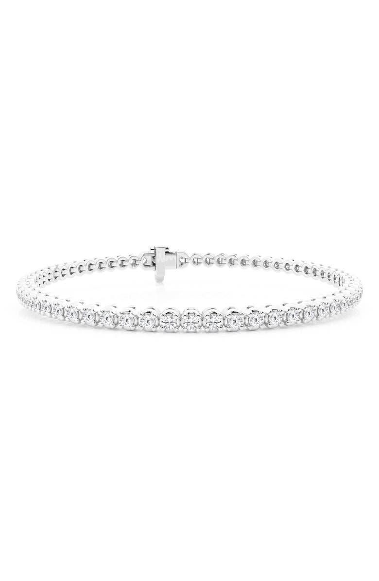 Badgley Mischka Collection 14K Gold Round Cut Lab-Created Diamond Tennis Bracelet - 2.0ct, Main, color,