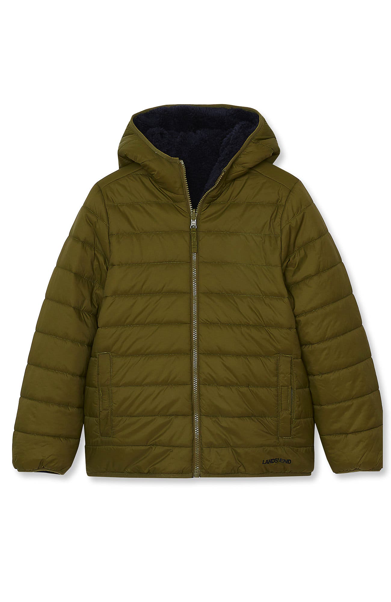 selected Avocado Green/Dark Navy