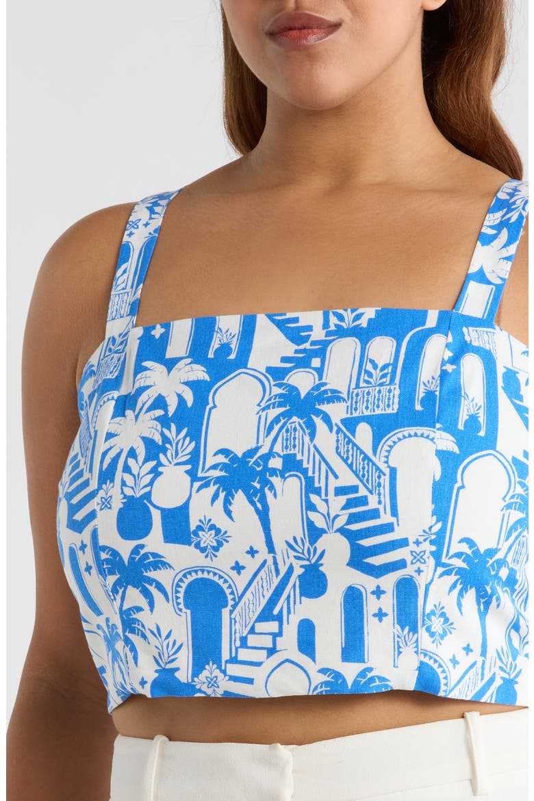 Nalina Crop Top, Alternate, color, WHITE-BLUE