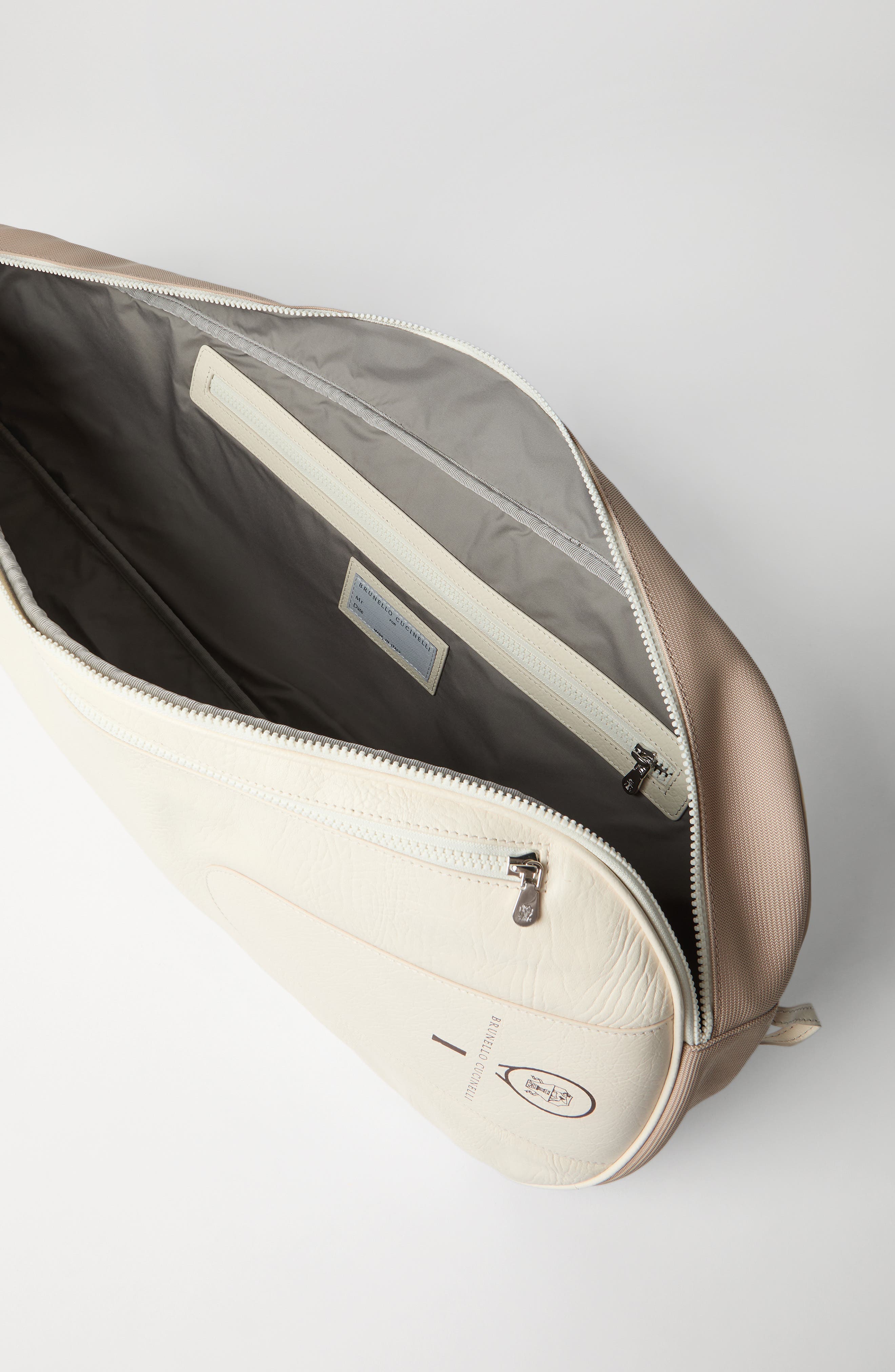 Brunello Cucinelli Tennis racket holder, Alternate, color, Panama