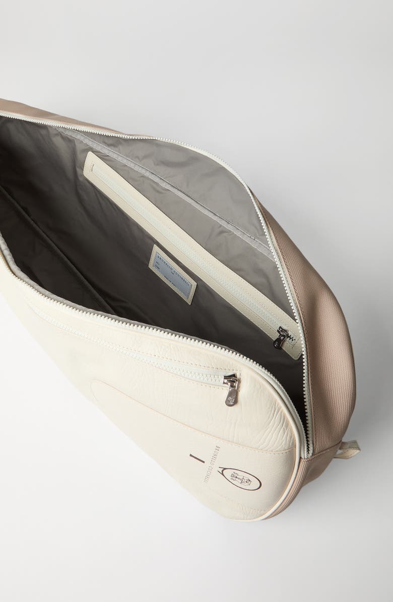 Brunello Cucinelli Tennis racket holder, Alternate, color, Panama