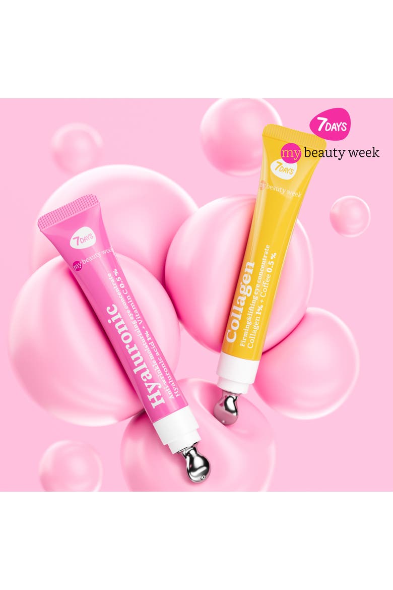Eye Cream with Hyaluronic acid for Hydrated, Brighter Looking Skin with Cooling Metal Applicator, Alternate, color, Clear