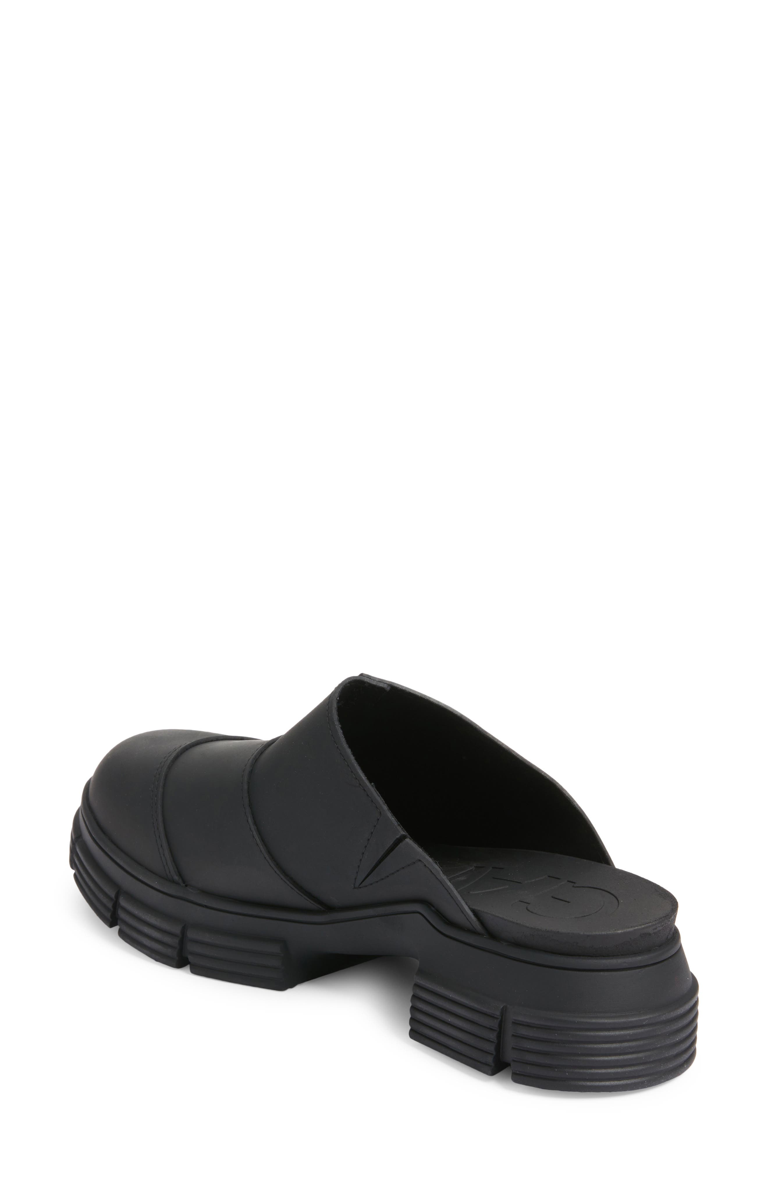 Ganni Recycled Rubber Blend City Mule, Alternate, color, 