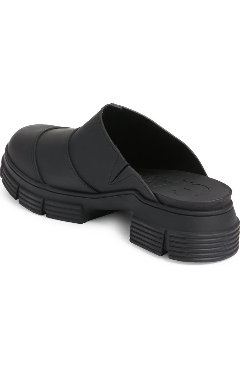 Ganni Recycled Rubber Blend City Mule, Alternate, color,
