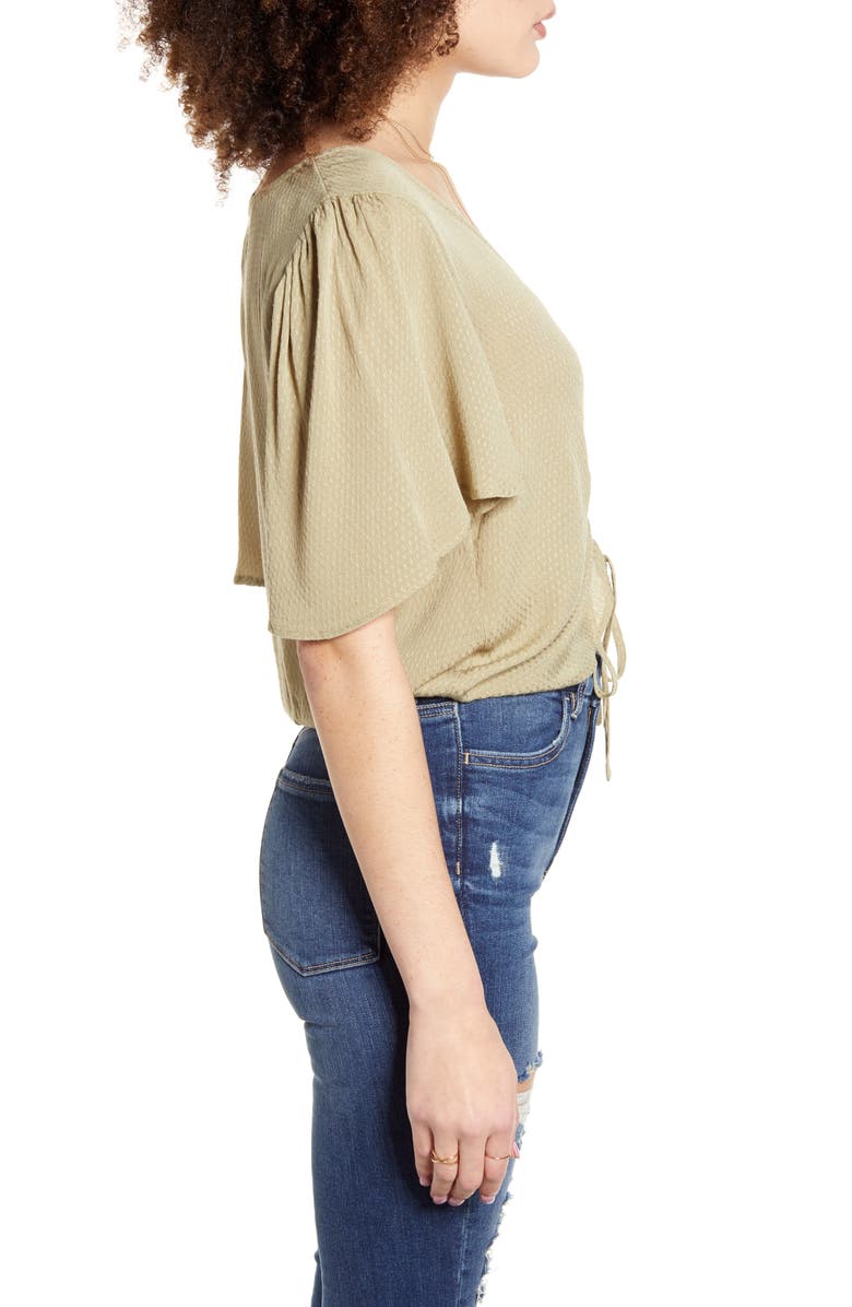 Band of Gypsies Toulon Ruched Top, Alternate, color,