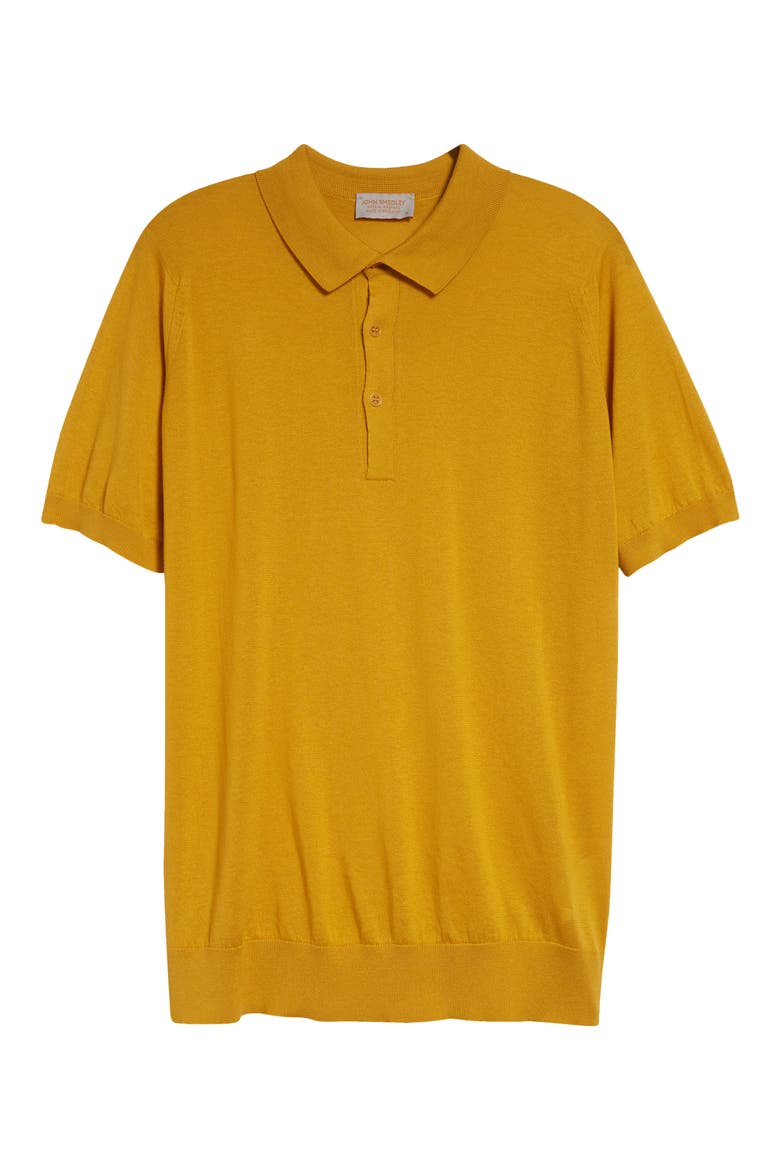 Elias Sea Island Cotton & Cashmere Polo Sweater (Nordstrom Exclusive), Alternate, color, RAY