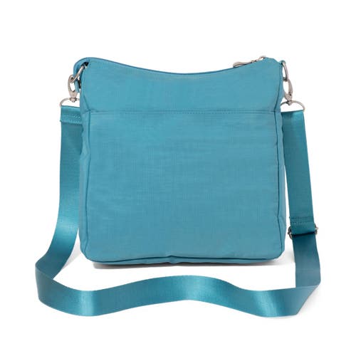 Baggallini Modern Everywhere Slim Crossbody Bag With Rfid Wristlet In Seaside Blue