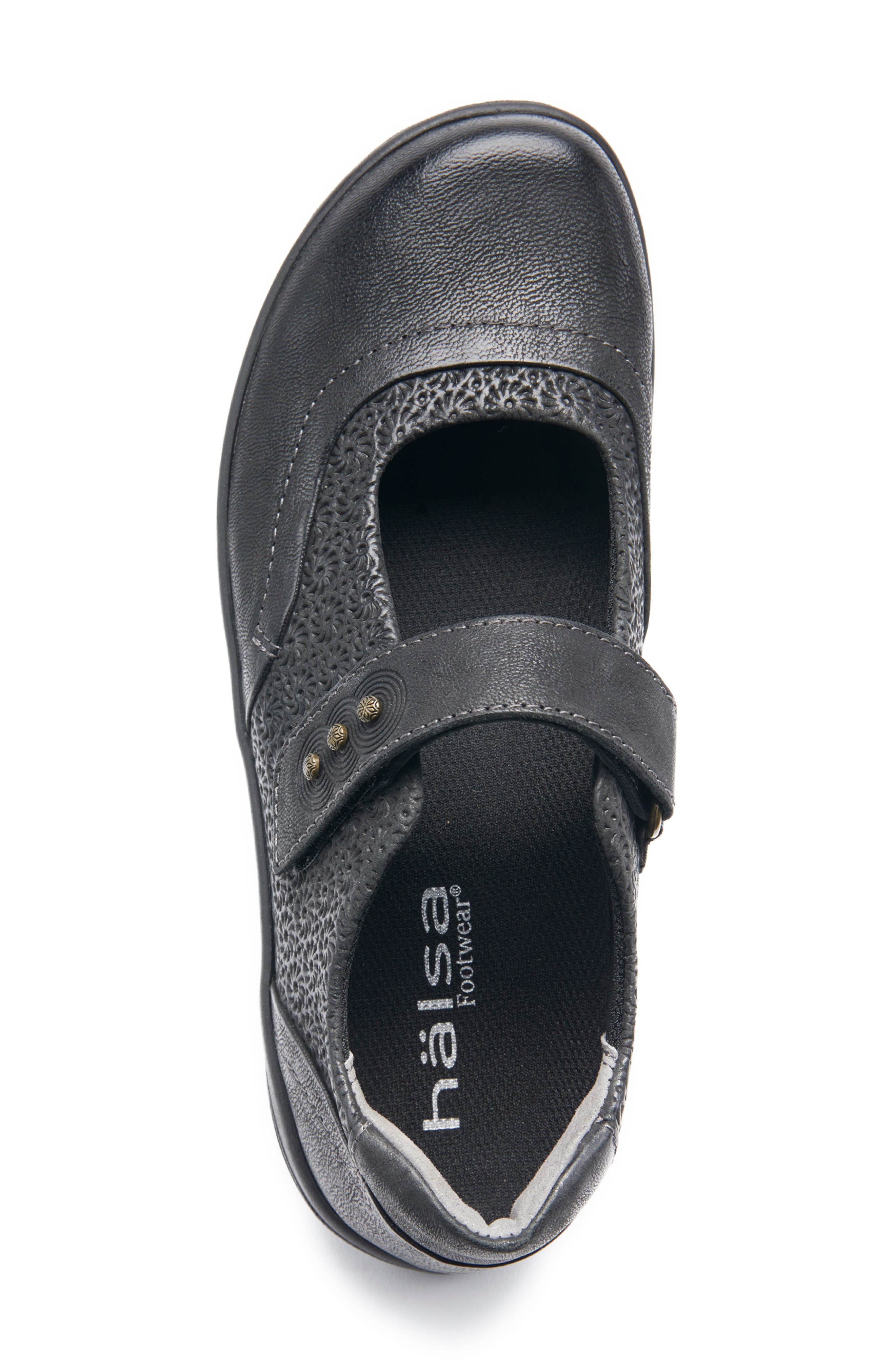 Hälsa Footwear Aloe Mary Jane, Alternate, color, Black Leather