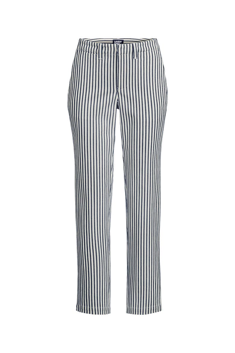 Mid Rise Classic Straight Leg Chino Ankle Pants, Alternate, color, White