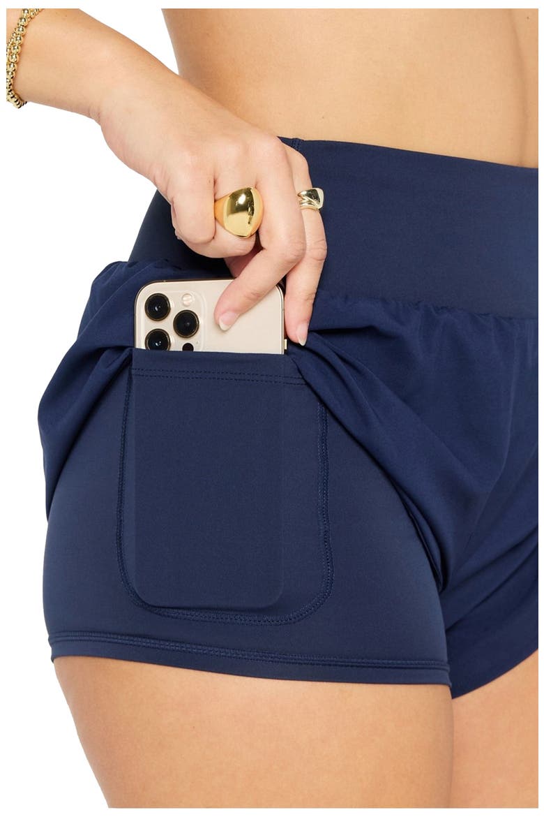 Women's Sun Chaser 3" Short, Alternate, color, Deep Navy