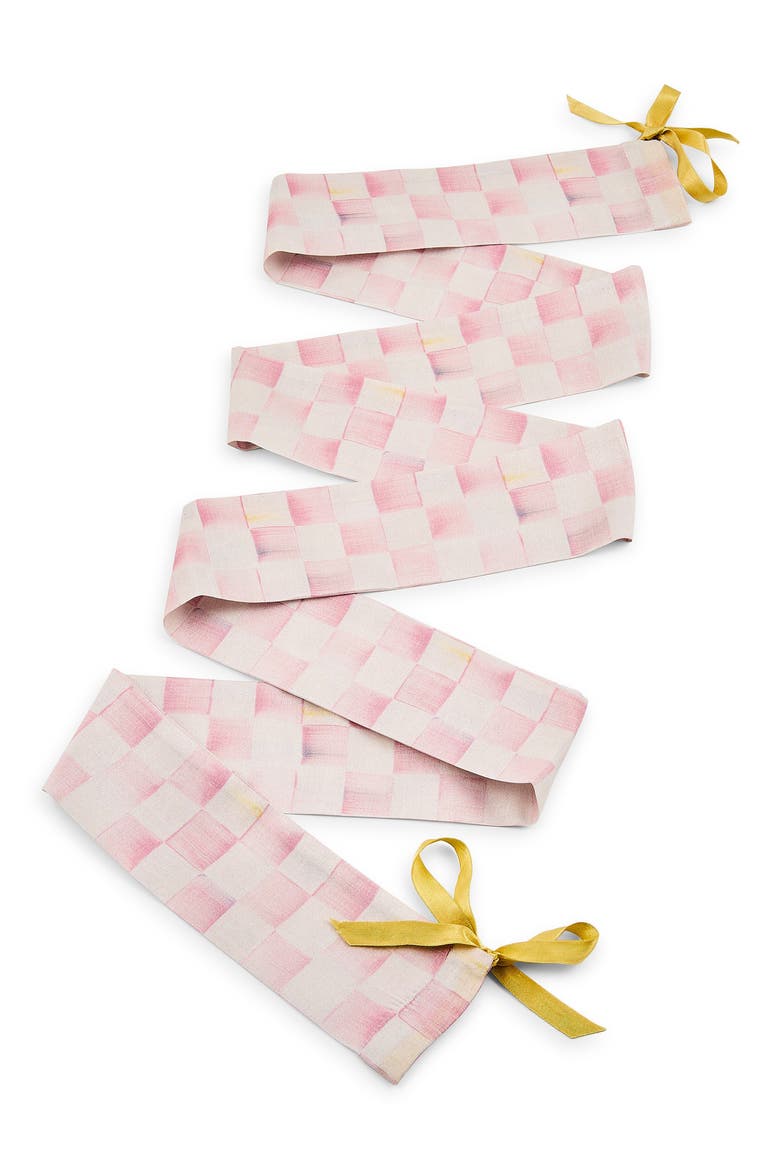 Rosy Check Cord Cover, Main, color, ROSY