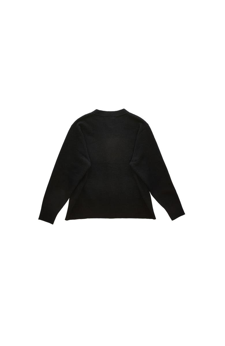 vowels Alpaca Blend Cardigan, Alternate, color, Black