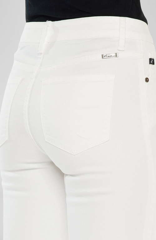 Kancan Vanilla Essentials High Rise Bootcut Jeans In White