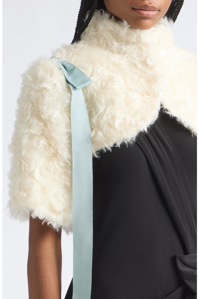 Mohair Blend Bolero Jacket, Alternate, color, CREAM