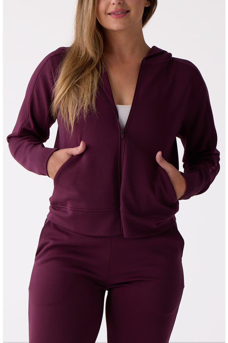 Women's Après Full Zip Hood, Main, color, Mulberry