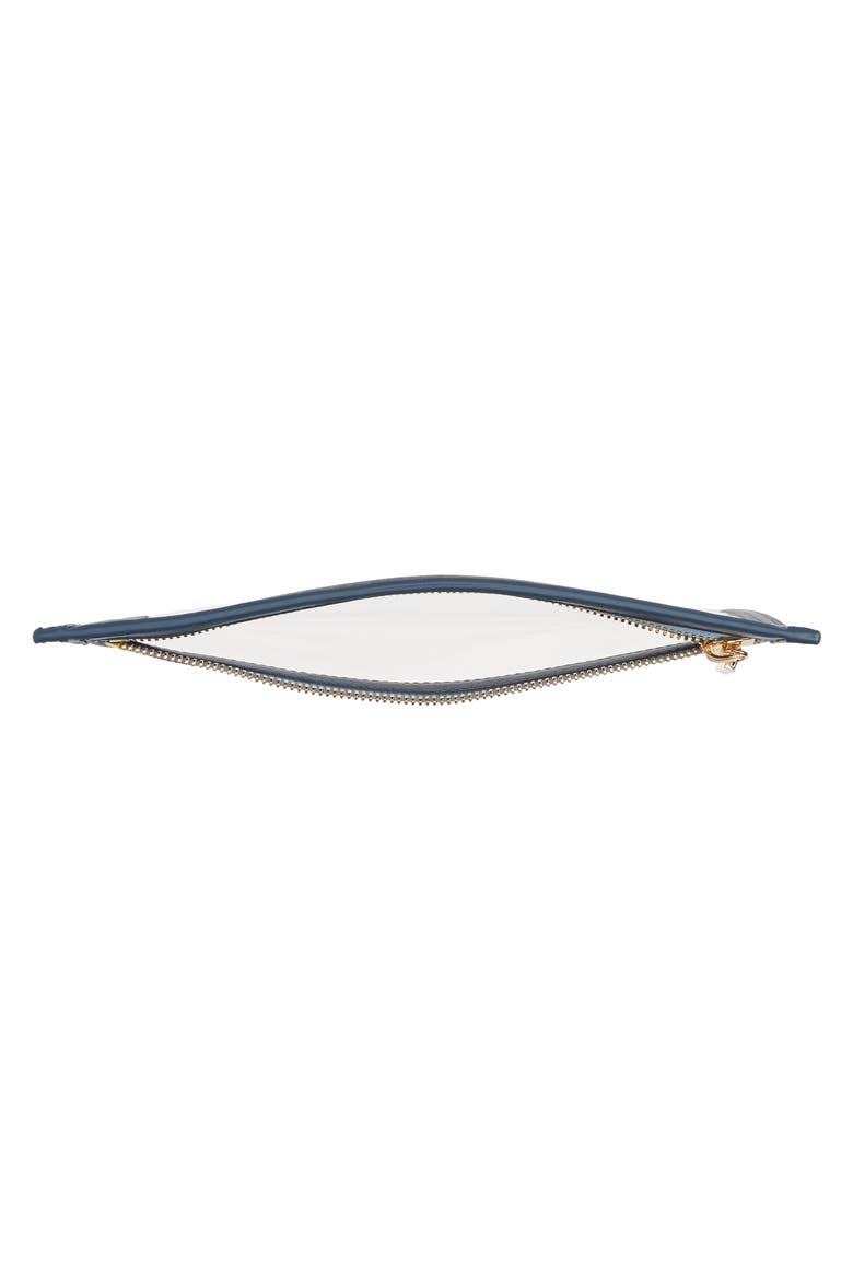 Small Clarity Clutch, Alternate, color, NAVY
