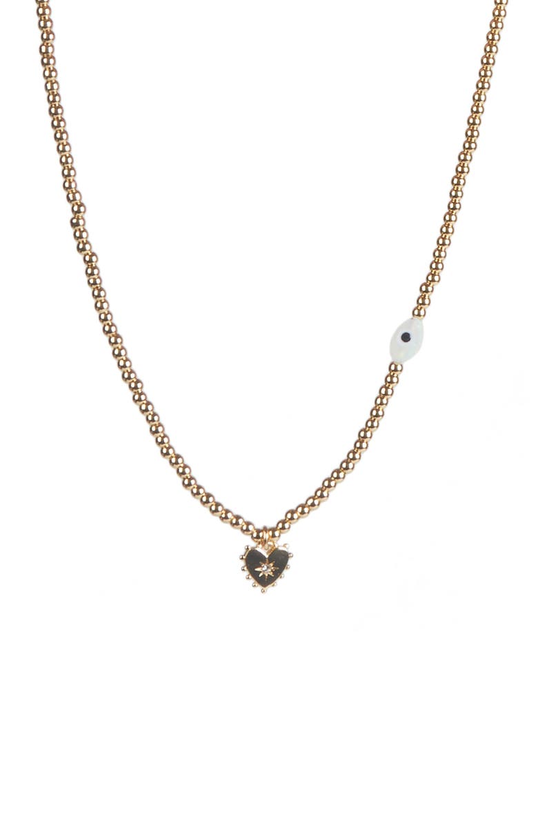 Rebecca Minkoff Heart Pendant Necklace, Main, color, 
