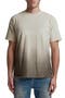Ombré Textured Cotton Graphic T-Shirt
