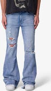 mnml Distressed Super Flare Jeans