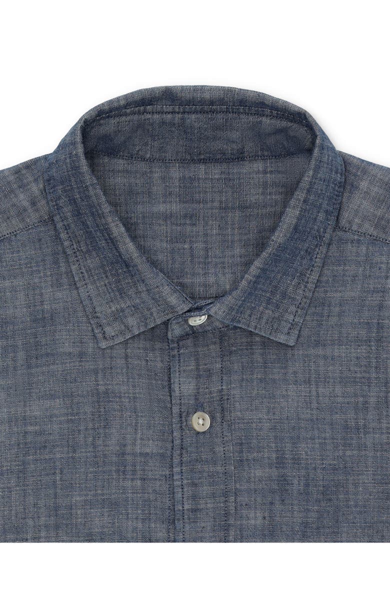 Fortela Sheep Chambray Shirt, Alternate, color, Blue