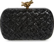 Bottega Veneta Knot Intreccio Leather Minaudière