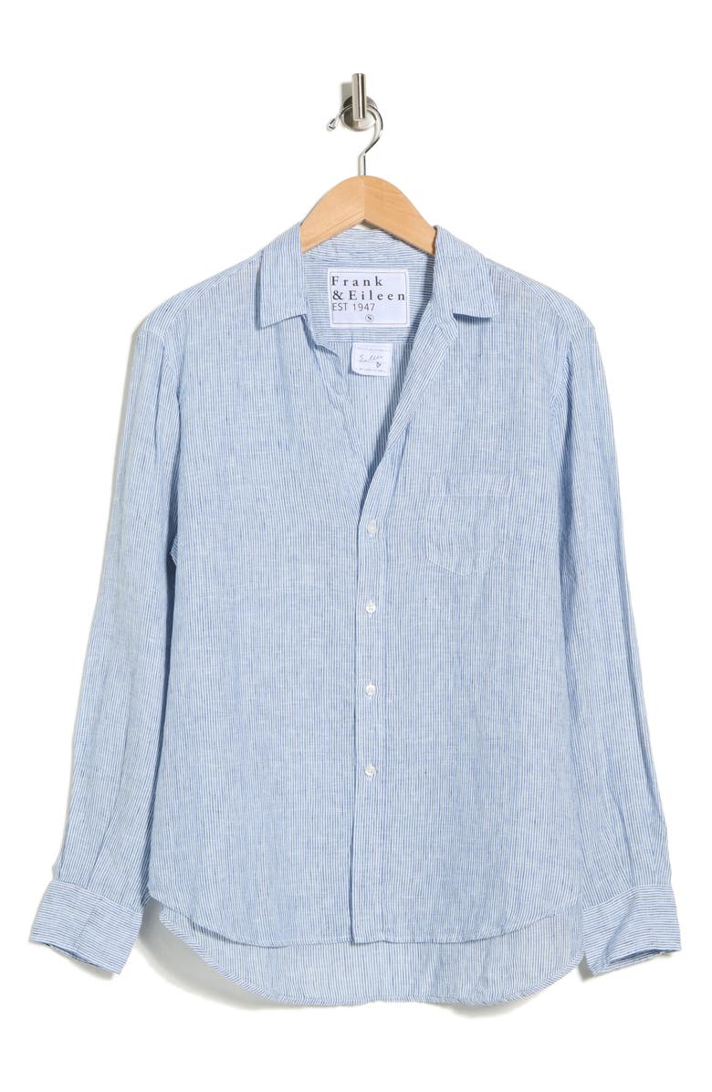 Frank & Eileen Relaxed Fit Linen Button-Up Shirt, Alternate, color, 