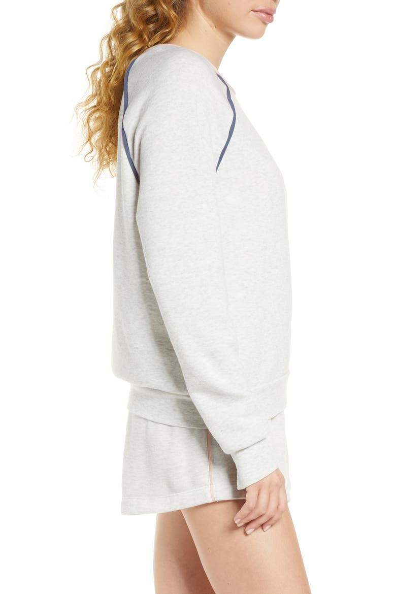 On A Roll Lounge Sweatshirt, Alternate, color, OATMEAL