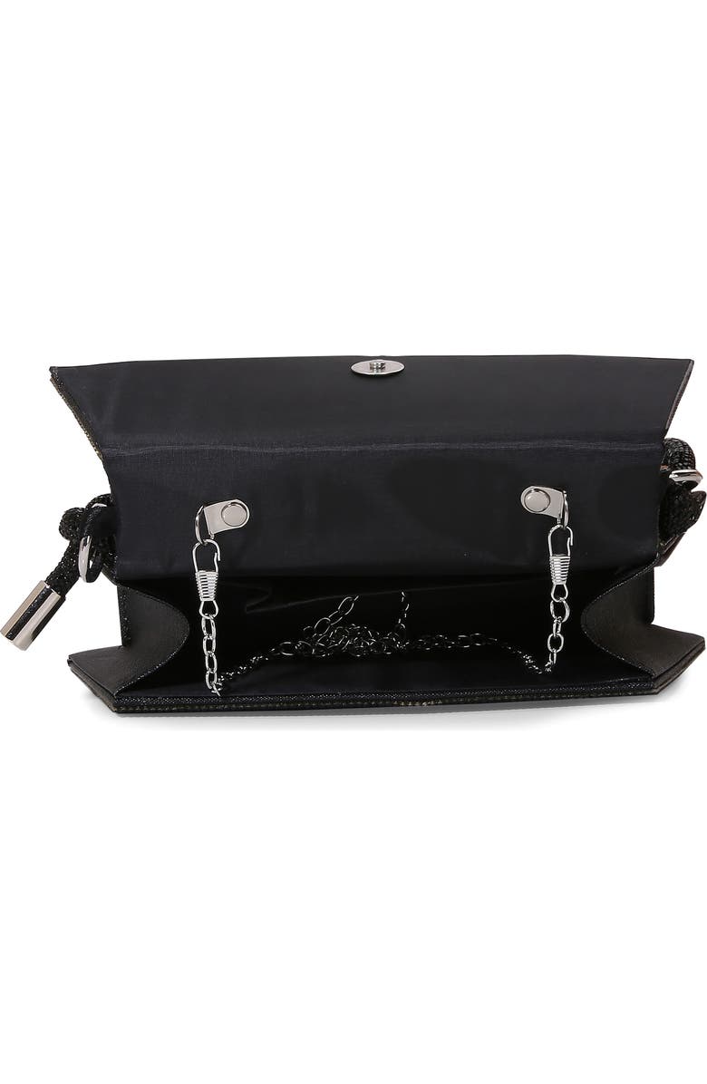 BERNESS Rhinestone Shoulder Bag, Alternate, color, Black