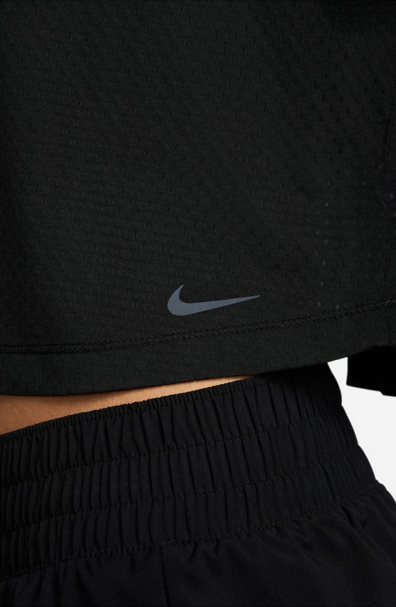 Nike One Classic Breathe Dri-FIT T-Shirt, Alternate, color, Black/ Black