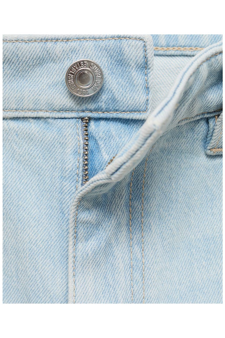 High Waist Ankle Mom Jeans, Alternate, color, LIGHT BLUE
