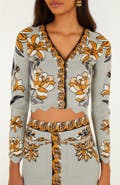 FARM Rio Stained Glass Beauty Crop Cardigan