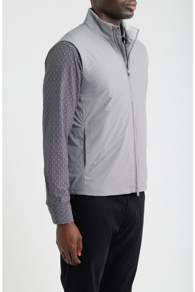 Flex Zip Front Stretch Vest, Alternate, color, THUNDER
