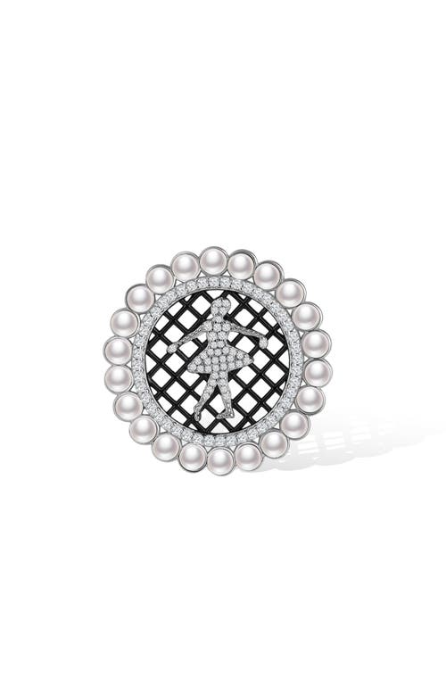 Rc Retro Chic Royal Ballet Earrings In Silver