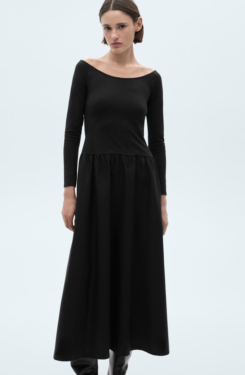 MANGO Long Sleeve Dress, Alternate, color,