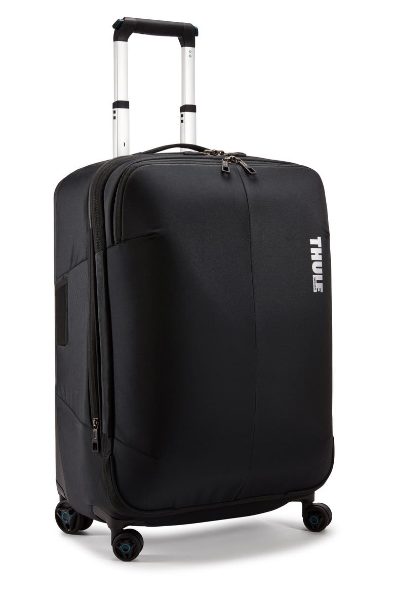 Subterra 25-Inch Expandable Spinner Suitcase, Alternate, color, BLACK