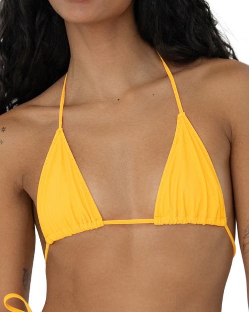 Bright Swimwear Melody Top In Yellow
