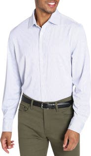 JACHS Stripe Button-Up Shirt