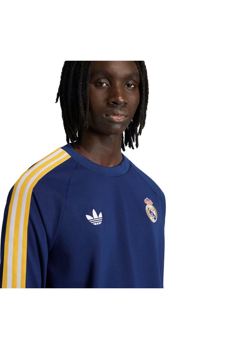 adidas Originals Men's adidas Originals  Navy Real Madrid Culturewear Originals Long Sleeve T-Shirt, Alternate, color, Navy