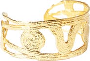 COG Nocturne Cuff Bracelet - 14K Gold Plate