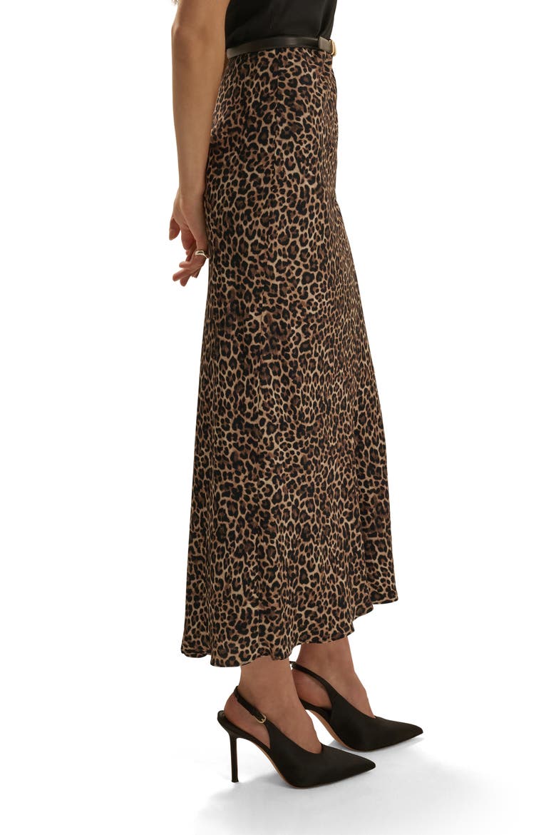 The Favorite Leopard Print Midi Skirt, Alternate, color, LEOPARD