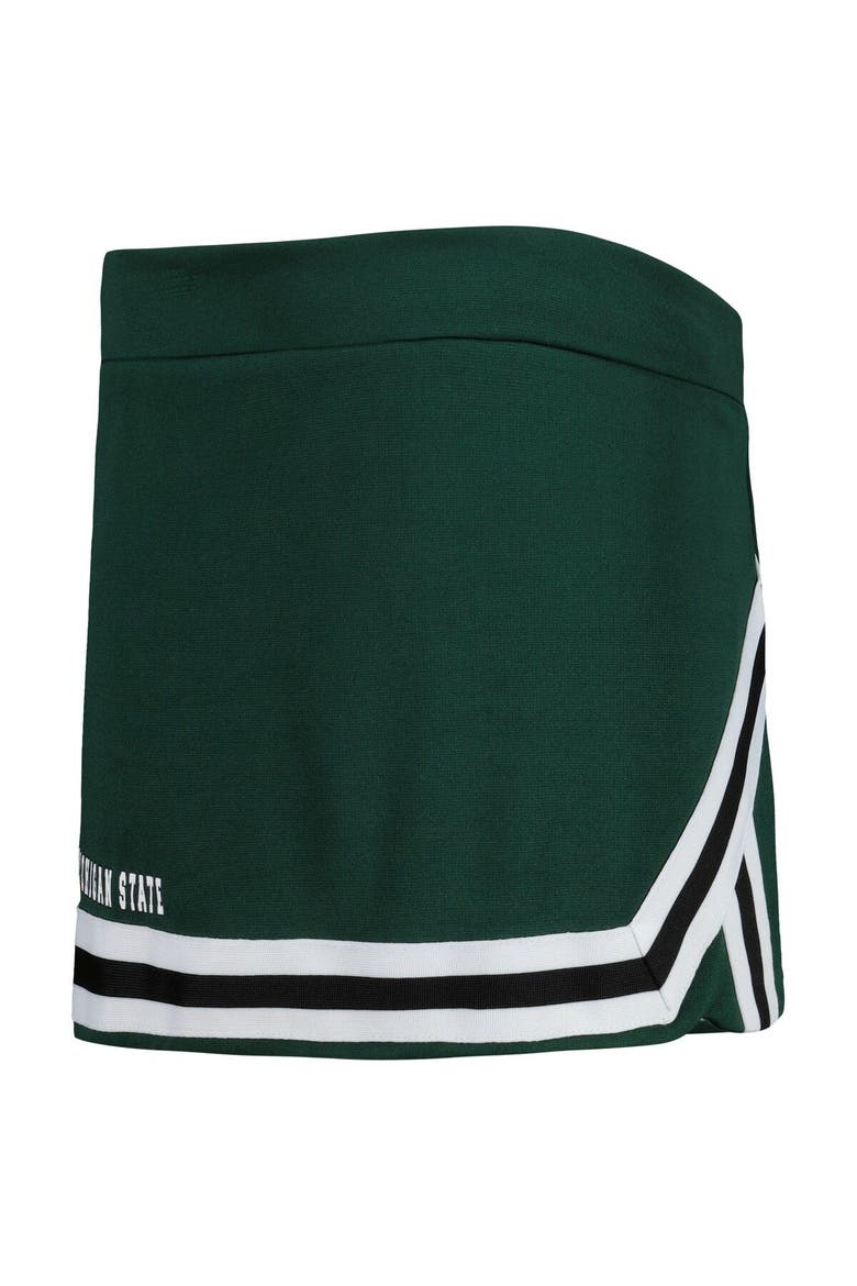 Girls Youth Colosseum Green Michigan State Spartans Carousel Cheerleader Set, Alternate, color, Green