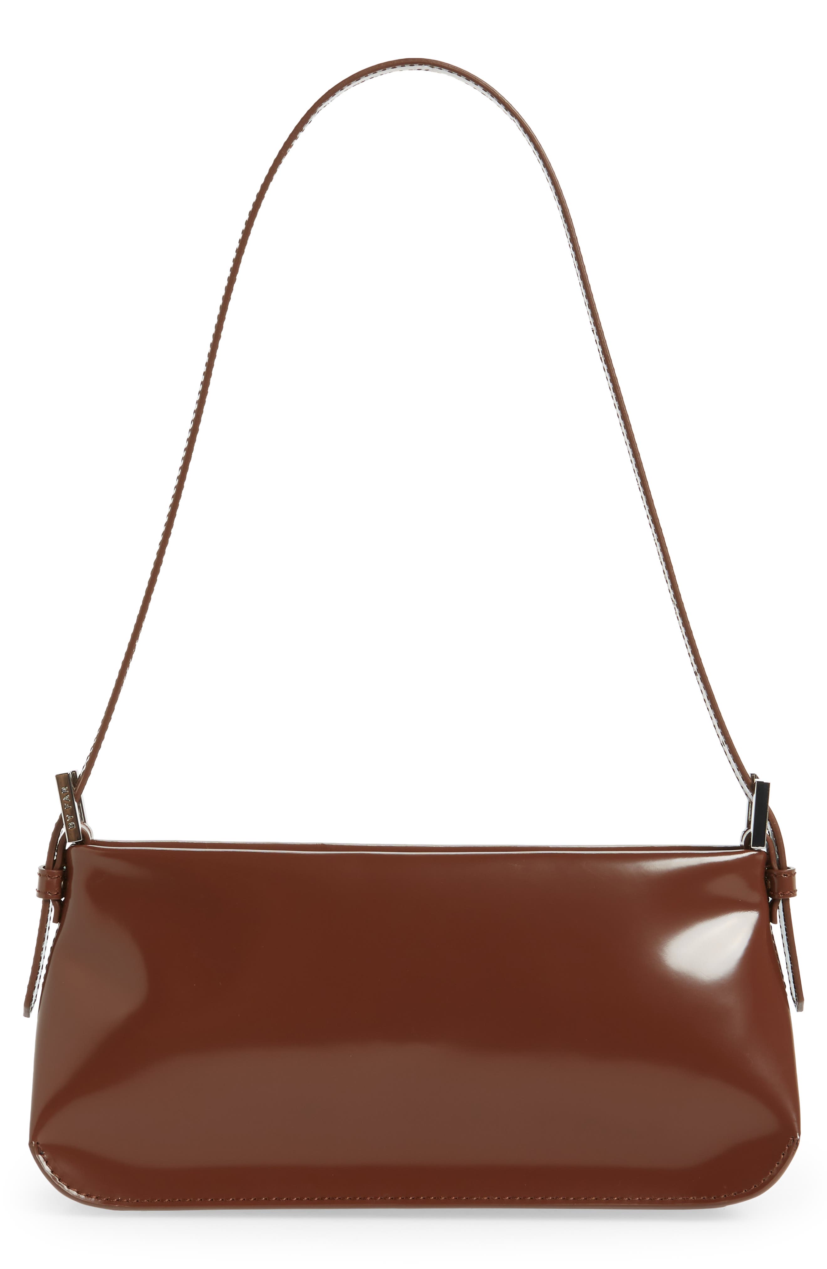 By Far Dulce Patent Leather Shoulder Bag, Main, color, 
