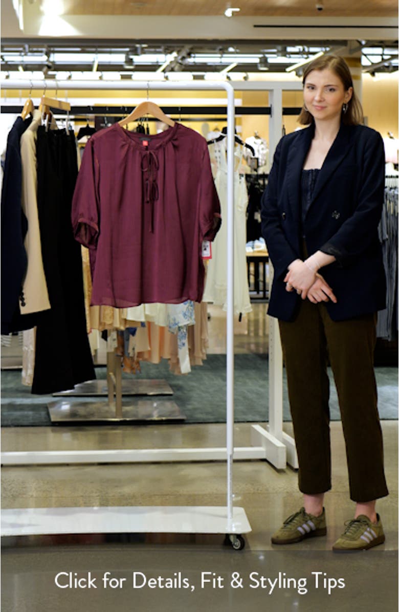 Tie Front Satin Top, sales video thumbnail