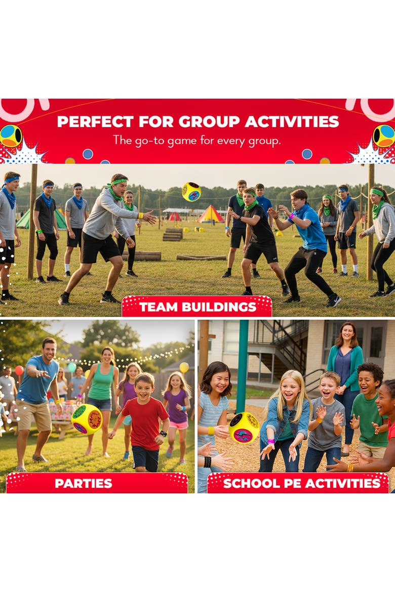 Whomp Ball | Ultimate Backyard Dodgeball, Alternate, color, Yellow