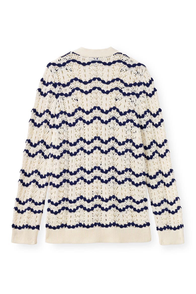 Hadwen Pointelle Cardigan, Alternate, color, Blue