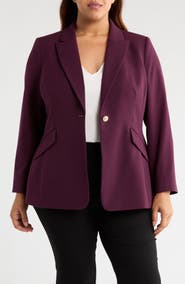 Tahari ASL One-Button Jacket