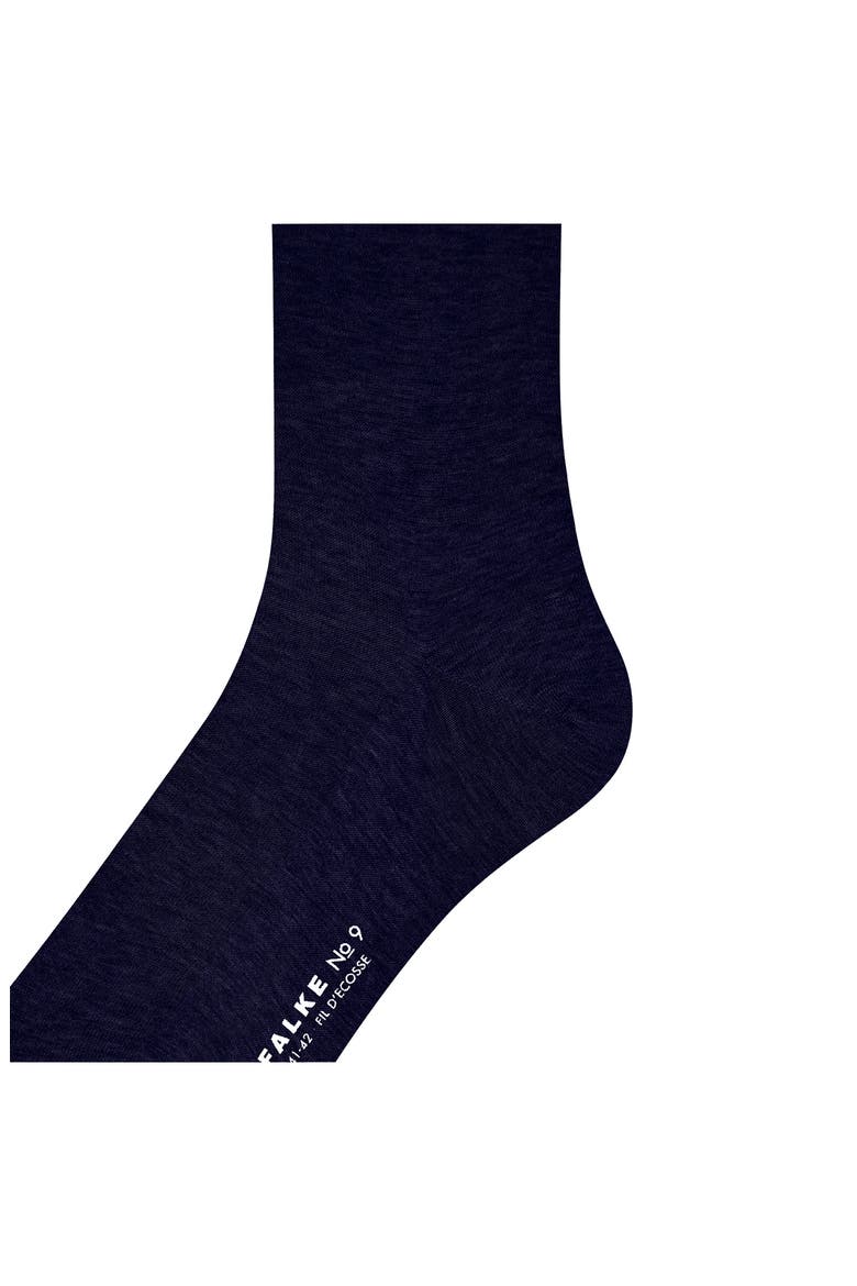 No. 9 Cotton Blend Socks, Alternate, color, DARK NAVY