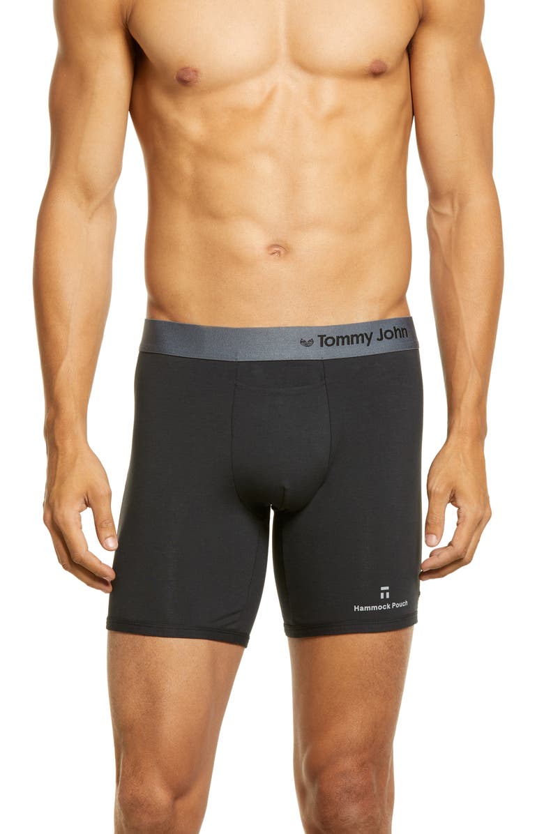 Tommy John Cool Cotton Hammock Pouch<sup>™</sup> Mid-Length Boxer Briefs, Main, color,