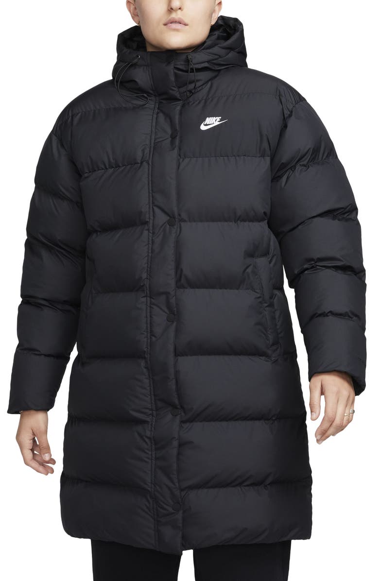 Nike Sportswear Water Repellent Down Coat, Main, color, 