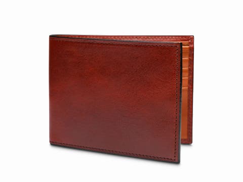Old Leather Continental Id Wallet